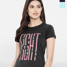 Fabflee Pack Of 3 Printed Cotton T-Shirts-picture-23