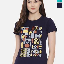 Fabflee Pack Of 3 Printed Cotton T-Shirts-picture-6
