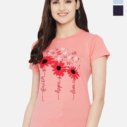 Fabflee Pack Of 3 Printed Cotton T-shirts-picture-44