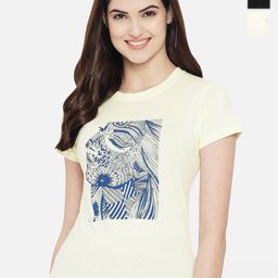 Fabflee Pack of 3 Printed Cotton T-shirts-image-58