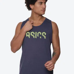 ASICS Hex Graphic Printed Round Neck Sleeveless T-Shirt-image-15