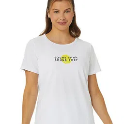ASICS Round Neck Short Sleeves  Regular Fit Sports T- shirt-image-65
