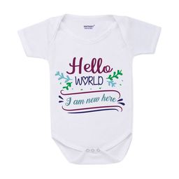 KNITROOT Infant Kids White Printed Bodysuit-image-58