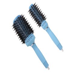 Kuber Industries Flexible Bristles Hair Brush With Paddle-35
