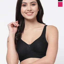 College Girl Women Pack of 2 Full Coverage Lightly Padded Minimizer Bra-picture-53