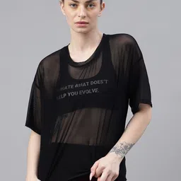 MKH Typography Printed Dri FIT Relaxed Fit Sports T-shirt-image-88