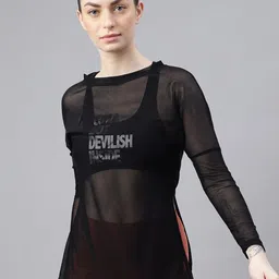 MKH Typography Printed Round Neck Long Sleeves Dri-FIT Relaxed Fit T-shirt-picture-42