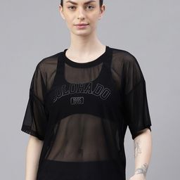 MKH Typography Printed Drop-Shoulder Sleeves Dri-FIT Relaxed Fit Sports T-shirt-picture-14