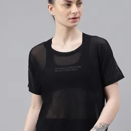 MKH Typography Printed Relaxed Fit Dri-FIT Sports T-shirt-image-89