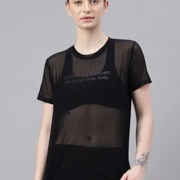 MKH Relaxed Fit Typography Printed Dri-FIT Sheer Training T-shirt-picture-18