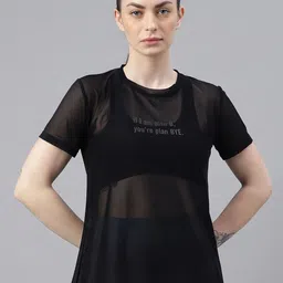 MKH Typography Printed Round Neck Dri-FIT T-shirt-image-85