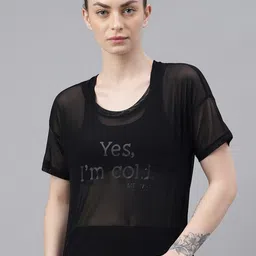 MKH Typography Printed Drop-Shoulder Sleeves Dri-FIT T-shirt-picture-15
