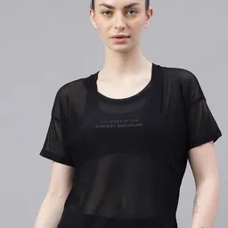 MKH Dri-FIT Typography Printed Drop Shoulder Sleeves T-Shirt-50