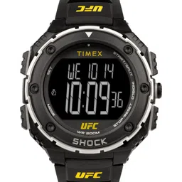 Timex Men Patterned Dial & Bracelet Style Straps Digital Watch TW4B272000D-1