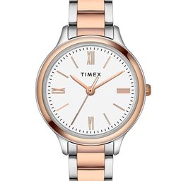 Timex Women Brass Dial & Stainless Steel Straps Analogue Watch TWTL121SMU03-image-12