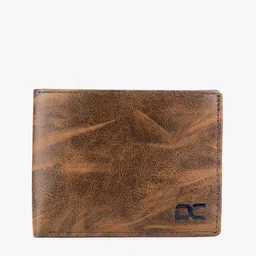 Dezire Crafts Men Brown Textured Bi-Fold Zip Detail Two Fold Wallet-15