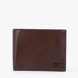 Dezire Crafts Men Brown Textured PU Two Fold Wallet-4