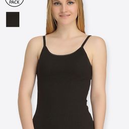 Kanvin Women Pack of 2 Black Thermal Top - TNEW2110BK2110-image-97