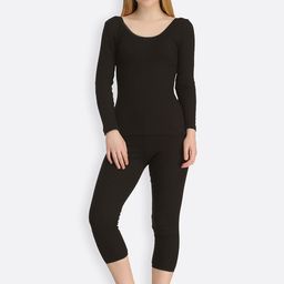 Kanvin Women Black Thermal Set - TNEW2150BK2180-picture-15