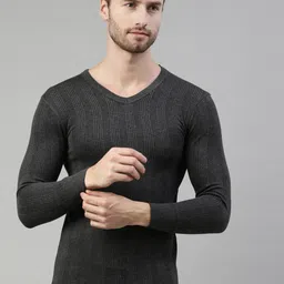 DIXCY SCOTT Men Originals 4-Way Stretch Ribbed Thermal Tops-picture-3