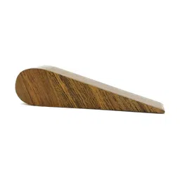VAH Kya Bat Hai !! Brown Textured Non-Slip Wooden Door Stoppers-image-79
