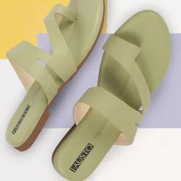 FAUSTO Strappy One Toe Flats-picture-12