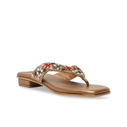 Rocia Women Embroidered Open Toe Flats-image-18