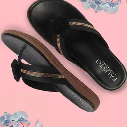 FAUSTO Embellished One Toe Flats-image-40