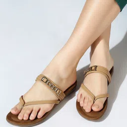 Inc 5 Embellished Open Toe Flats-picture-46