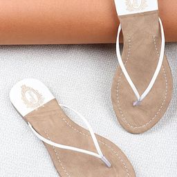 Shoetopia Women White Solid Open Toe Flats-42