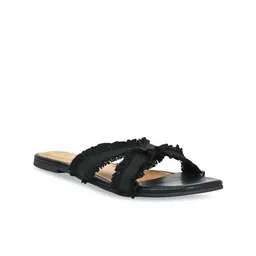 CAI Cross Lacey Open Toe Flats-23