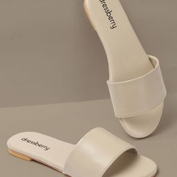 DressBerry Women Open Toe Flats-image-42