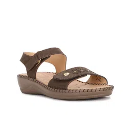 Scholl Women Brown Open Toe Flats-image-35