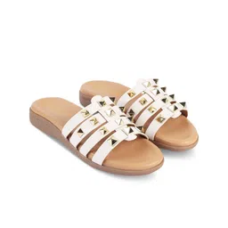Tresmode Women Embellished Open Toe Flats-image-17