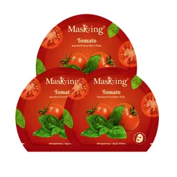 Masking Pack of 3 Tomato Facial Sheet Masks-42