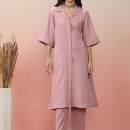 Varanga Shirt Collar Kurta With Trouser-48