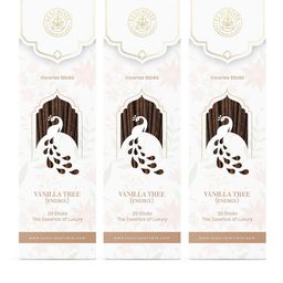 LUXURIATE Set Of 3 Black & White Vanilla Fragrance Natural & Non-Toxic Incense Sticks-9