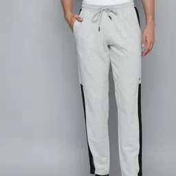 Alcis Men Grey & Black Colourblocked Cotton Track Pant-image-22