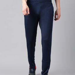 Alcis Men Side Stripe Detail Anti-Static Drytech Slim-Fit Sports Track Pants-0