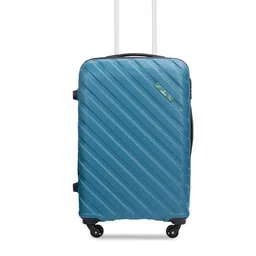 THE CLOWNFISH Armstrong Luggage Textured Hard-Sided Medium Trolley Suitcase-37