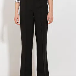 BIGDART Women Regular Fit Mid-Rise Parallel Trousers-picture-14