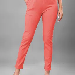 NEXSUS Women Mid-Rise Regular Fit Cigarette Trousers-image-87