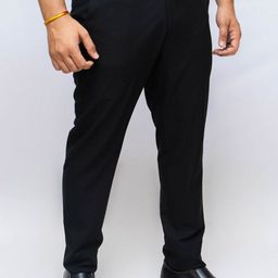 Muffynn Men Relaxed Straight Fit Mid-Rise Formal Trousers-image-113
