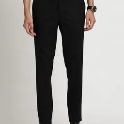 Turtle Men Tailored Slim Fit Easy Wash Formal Trousers-image-72