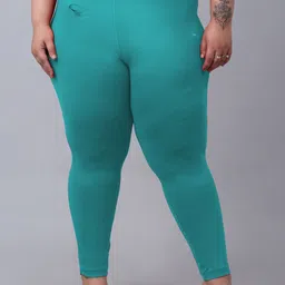 Trend Level Women Plus Size Super Easy Wash Regular Fit Cotton Cigarette Trousers-image-76
