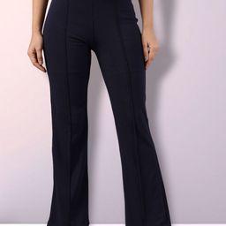 FITHUB Women High-Rise Bootcut Trousers-picture-36