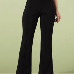 FITHUB Women High-Rise Easy Wash Trousers-picture-34