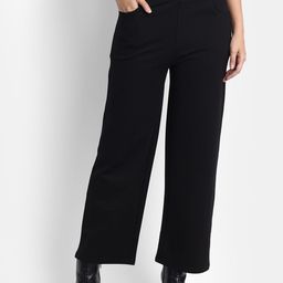 Next One Women Relaxed Straight Fit High-Rise Easy Wash Trousers-picture-25