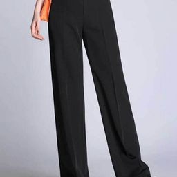 BROADSTAR Women Smart Straight Fit High-Rise Easy Wash Trousers-picture-16