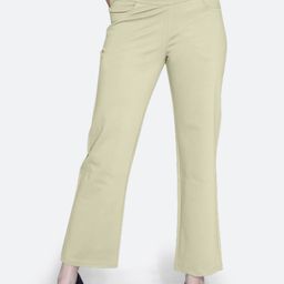 FCK-3 Women Relaxed Straight Leg High-Rise Regular Fit Bootcut Cotton Trouser-image-20